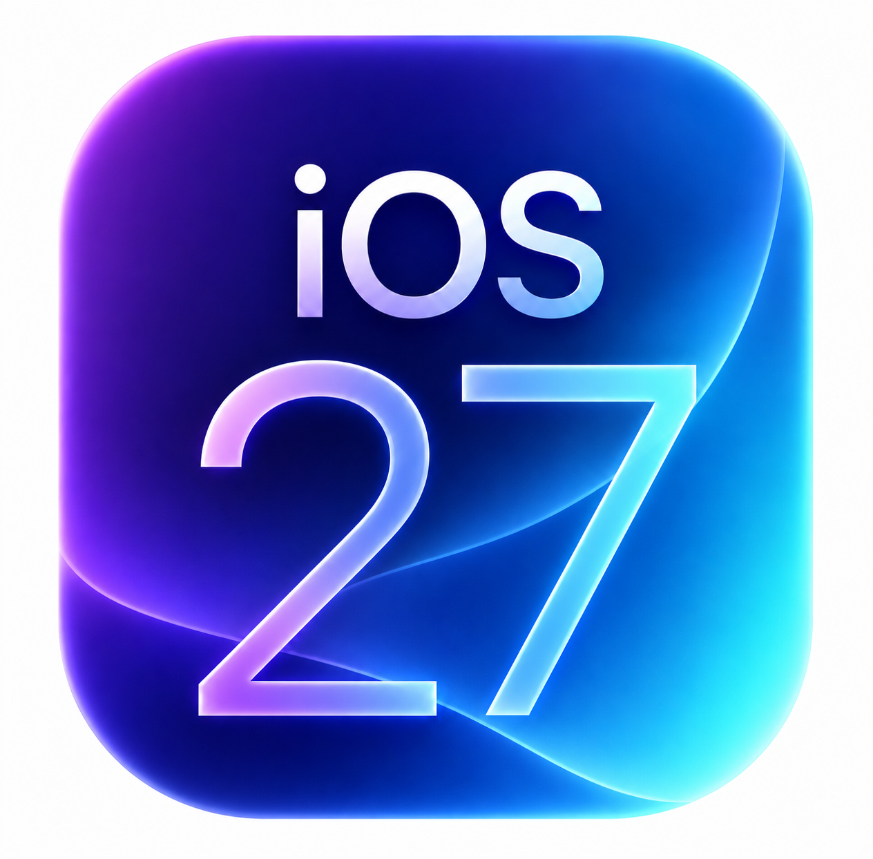 Logo iOS 27 - compatibilité iPhone et iPad